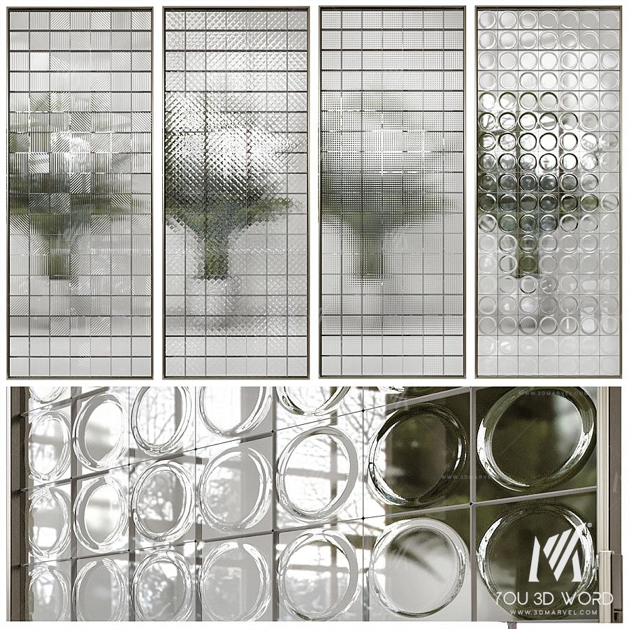 Glass block partition 2